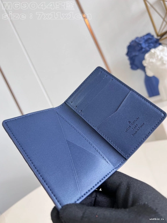 WIS Pocket Organizer-7.5*11.1*1 VUITTON cm LOUIS 0721